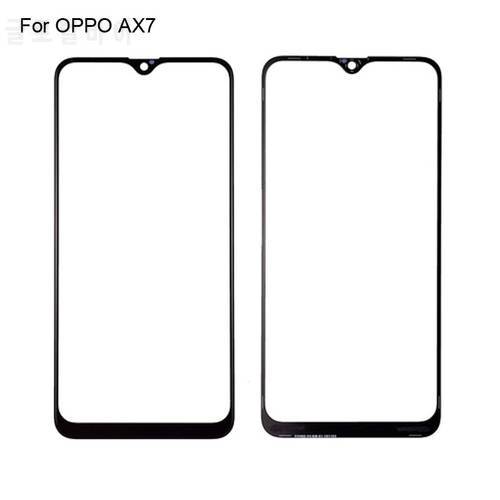 2PCS For OPPO AX7 Front LCD Glass Lens touchscreen For OPPO A X7 Touch screen Panel Outer Screen Glass without flex OPPOAX7