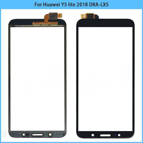 New Y5 lite 2018 TouchScreen For Huawei Y5 Lite 2018 DRA-LX5 Touch Screen Panel Sensor Digitizer Front Glass Replacement