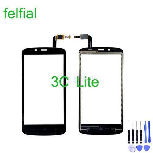 For Huawei Honor 3C Lite HOL-T00 HOL-U19 Touch Screen Panel Sensor Digitizer Glass Lens Front Outer Panel Replacement