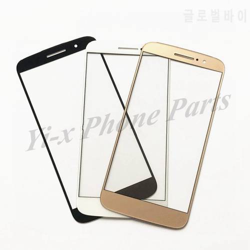10PCS/lot For Motorola M Outer Top Screen Lens Front Glass For Moto M XT1662 Window LCD Screen Replacement Touch Panel