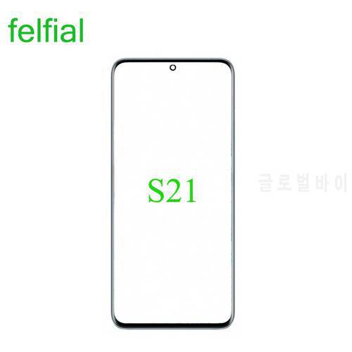 For Samsung Galaxy S21 G990 Touch Screen Panel Front Outer Lens S21 SM-G990F SM-G990F/DS LCD Glass Replacement