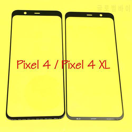 Replacement LCD Front Touch Screen Glass Outer Lens With OCA Glue For Google Pixel 4 / Pixel 4 XL