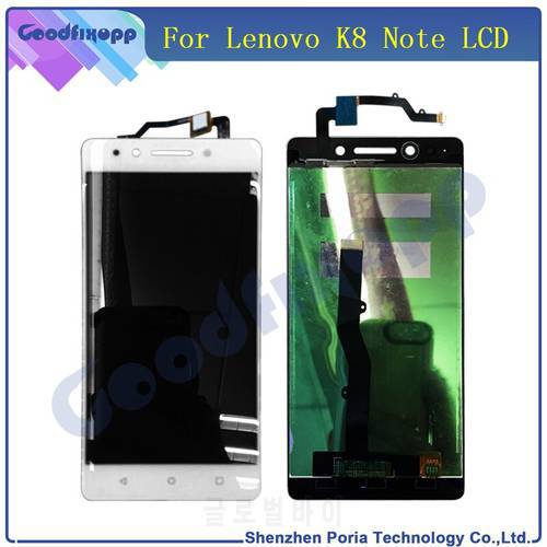 Phone LCD For Lenovo K8 Note LCD Display Touch Screen Digitizer Assembly K8 Note Replacement Parts For Lenovo K8 Note Screen