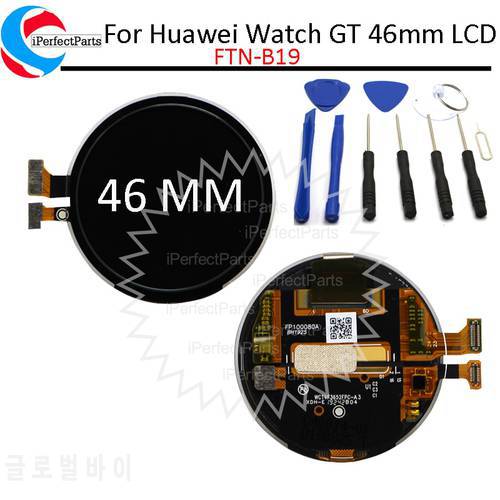 Original For Huawei Watch GT GT1 LCD Display Touch Screen Digitizer For Huawei Watch GT1 46mm FTN-B19 LCD