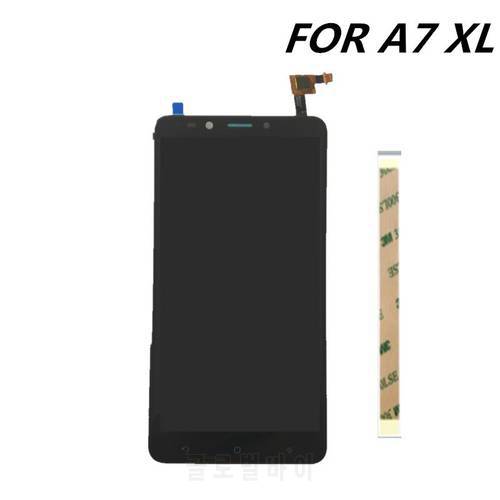 6.0inch For Alcatel A7 XL ot7071 Touch Screen Digitizer Glass Sensor + LCD Display Panel Screen for alcatel 7071 cell phone