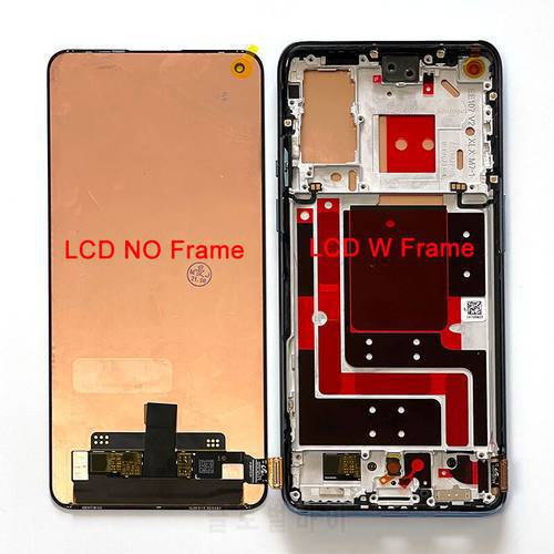 6.55&39&39Original Amoled For OnePlus 9 LE2113 LE2111 EU NA LCD Screen Display Frame+touch Panel Digitizer For 1+9 LE2110 IN CN Ver.