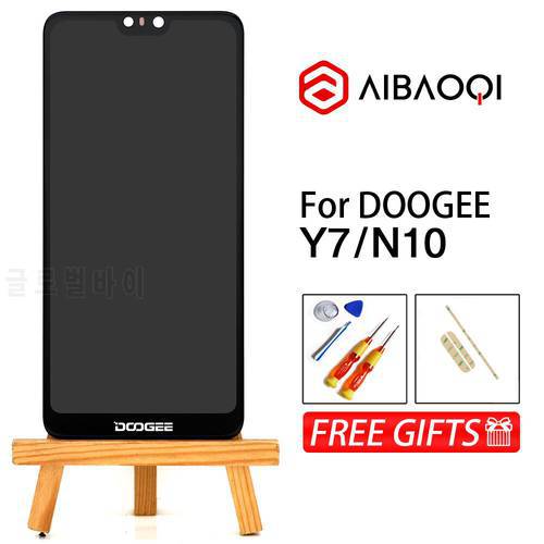 AiBaoQi New Touch Screen LCD Display For Doogee Y7 Plus Y7 N10 Phone