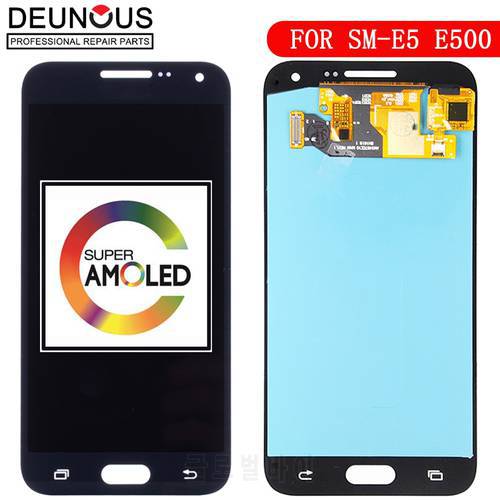 AMOLED For Samsung Galaxy E5 LCD Touch Digitizer Sensor Glass Assembly E500 Display E5000 LCD E500F Display E500H E500M