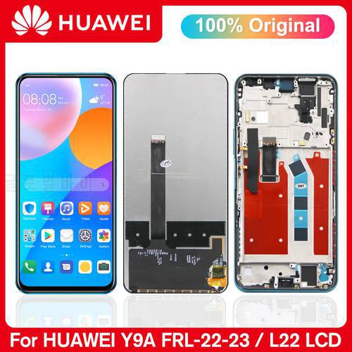 Original For Huawei Y9a LCD Display Touch Screen Digitizer Assembly Replacement,For HuaweiY9A FRL-L22,Honor X10 5G TEL-AN00 LCD