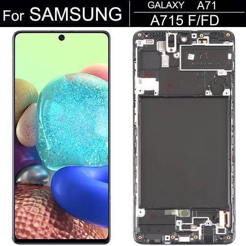 New Replacement Part for Samsung Galaxy A71 LCD Touch Digitizer Assembly A71 Display A715 A715F A715FD