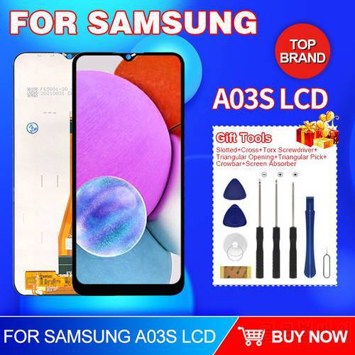 Hot Sale 6.5 Inch A037 Display For Samsung Galaxy A03S Lcd Touch Screen Digitizer Assembly With FrameFree Shipping
