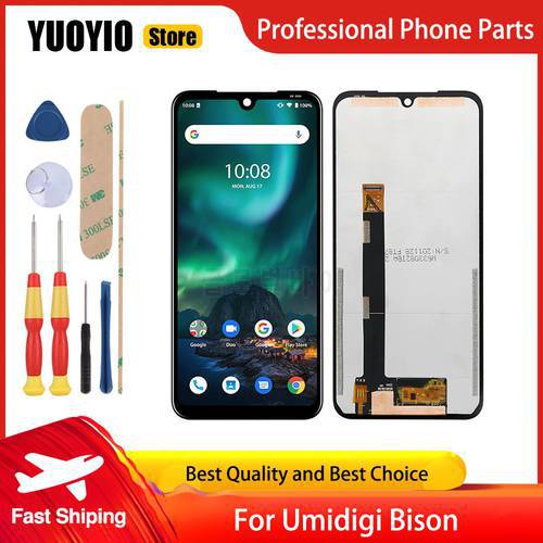 New Original 6.3 Inch Touch Screen 2340X1080 LCD Display For Umidigi Bison Umidigi Bison Pro Bison GT BISON X10 Pro Phone