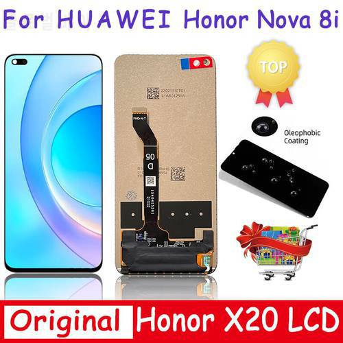 Original For Huawei Nova 8i/Honor X20 LCD Touch Screen Digitizer Assembly Replacement For HonorX20/Nova8i LCD Display Screen