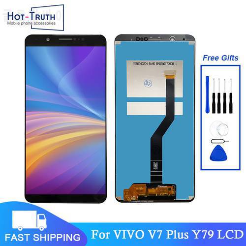 Original LCD For Vivo Y79 V7 Plus LCD 1716 1850 Y79A Display Touch Screen Digitizer Assembly Replacement Pantalla 100% Tested