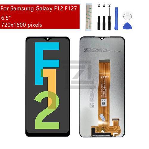 For Samsung Galaxy F12 display LCD Touch Screen Digitizer Assembly For Samsung F127 Lcd Replacement Repair Parts 6.5