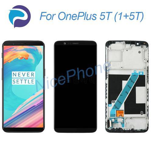 for ONEPLUS 5T LCD Screen + Touch Digitizer Display 2160*1080 A5010 1+5T LCD Screen Display