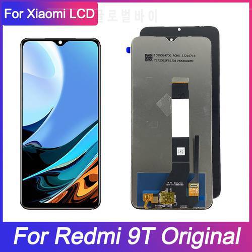 Original LCD Display For Xiaomi Redmi 9T Screen Replacement With Frame 10 Touches LCD For Redmi 9T M2010J19SG