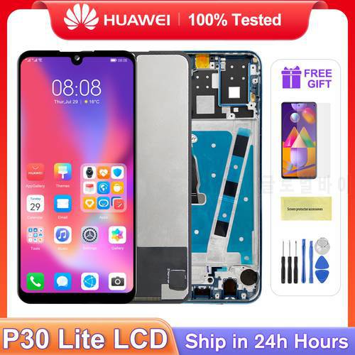 P30 Lite 100% Tested High Quality For HUAWEI P30 Lite LCD Display Touch Screen Digitizer Assembly Parts For Nova 4e MAR-LX1M LX2