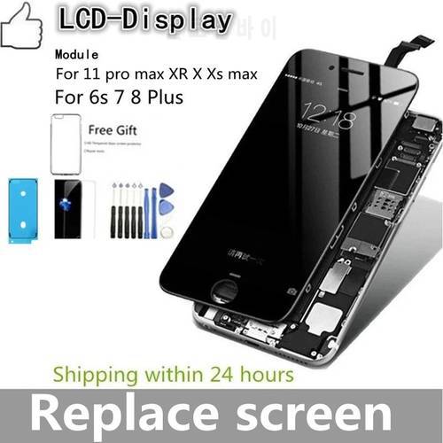 AAA+++ LCD For iPhone SE2020 6 6s 7 8 Plus 12 11 Pro XS Max X XR White Black Assembly Display Touch Screen Replacement