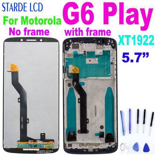5.7’’ For Motorola Moto G6 Play LCD Display Touch Screen Panel for XT1922 Mobile Phone Lcds Digitizer Assembly Replacement Parts