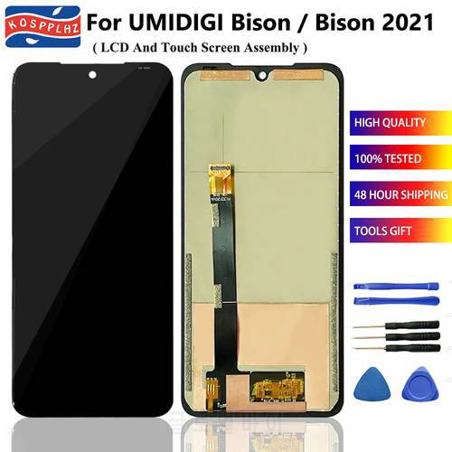 Original New For UMIDIGI Bison LCD Display + Touch Screen Replacement Universal Tested Well For UMIDIGI Bison Phone Accessories