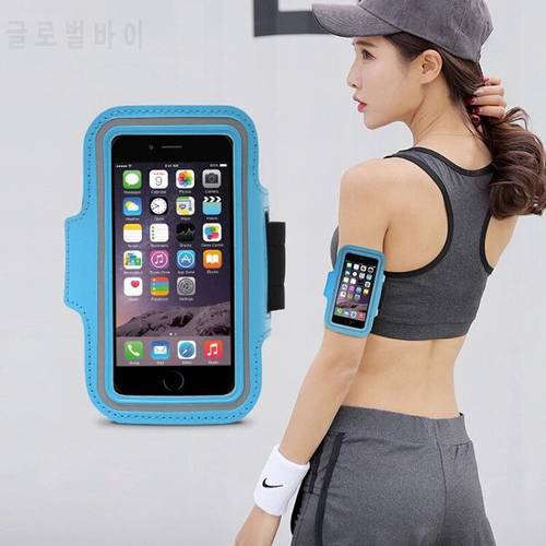 Universal 6.5 in Running Armband Phone Case Holder High Quality Phone Bag Jogging Fitness Gym Arm Band For iPhone Samsung Xiaomi