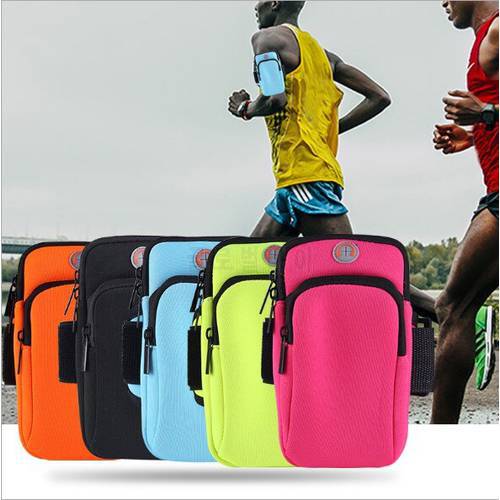 Universal 6&39&39 Waterproof Sport Armband Bag Running Jogging Gym Arm Band Outdoor Sports Arm Pouch Phone Bag Case Cover Holder
