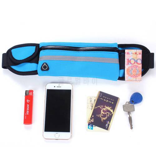 Waterproof Running Waist Bag Outdoor Sports Running Belt Bags for Samsung Galaxy F62 / M62 Quantum 2 Phone Jogging Bags