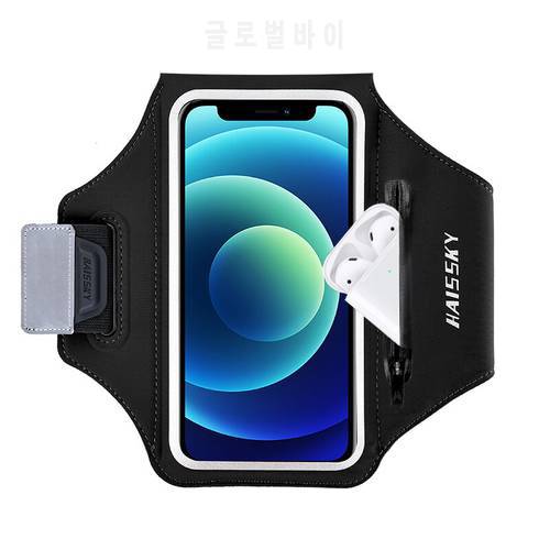 6.7 inch Running Sport Armbands For iPhone 12 11 Pro Max Xs Max 7 8 Plus Outdoor Workout Gym Armband For Samsung S21 S20+ S10
