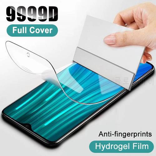 9D Hydrogel Film For Xiaomi Redmi 9 8 8A 10X Pro Screen Protector Redmi Note 9S 8 8T 9 Pro Max Safety Protective Glass