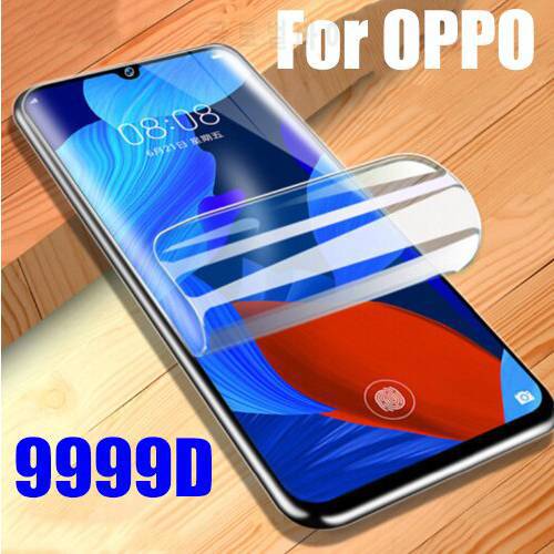 HD Hydrogel Film For Oppo A1K A5 A9 2020 A94 a93 a55 Realme C3 C11 C12 C15 C21 6i Screen Protector cover Protective Film