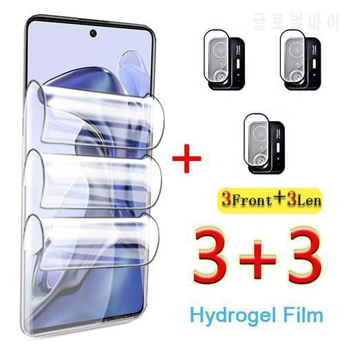 Hydrogel Film For Xiaomi Mi 11 Lite 5G NE 11T Pro Screen Protector Back Lens Film On Redmi Note 10 Pro Protective Film Glass