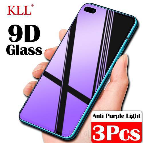 Anti-blue Light Tempered Glass for Oppo Reno 3 4 5 A52 A53 A73 A5 A9 Screen Protector Realme 6i 7i 5 5s C3 X2 X7 Pro GT Neo 2T