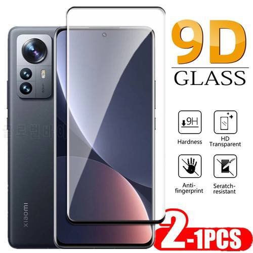 1-2Pcs Tempered Glass For Xiaomi 12 12s Pro Screen Protector 9D Curved Film for Mi 12Spro 12s Ultra Full Cover Protective Glass