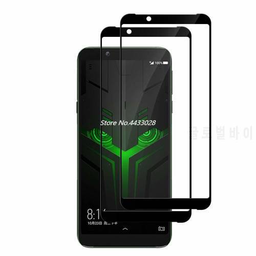 9H Full Glue Cover Tempered Glass for Xiaomi Black Shark 1 2 Screen Protector for Xiaomi Black Shark Helo Protective Film Glass