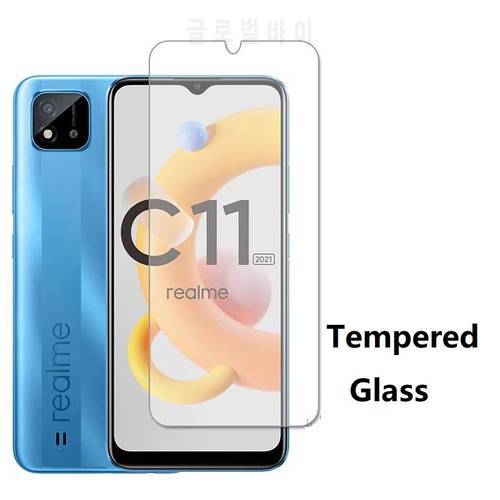 Glass For Realme C20A C11 2021 C20 Screen Protector Tempered Glass Protective Phone Camera Film For OPPO Realme C11 2021 C20A