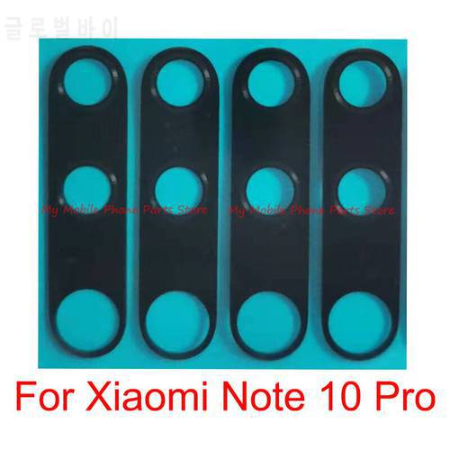 New Rear Back Camera Glass Lens For Xiaomi Mi Note 10 Pro Back Main Camera Lens Glass With Glue For Xiaomi Note 10pro Parts