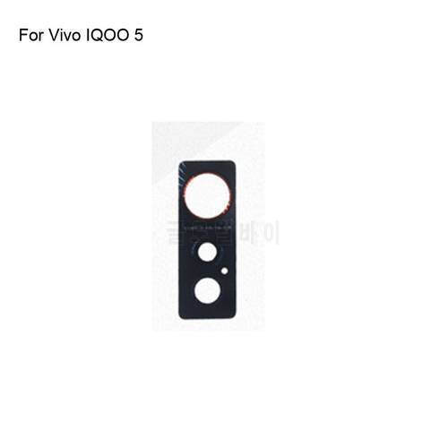 2PCS High quality For Vivo IQOO 5 Back Rear Camera Glass Lens test good For Vivo IQOO5 Replacement Parts