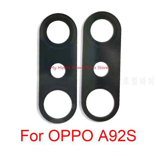 10 PCS For OPPO A92S Cell Phone Rear Camera Lens For OPPO A92S Back Main Camera Lens Glass Cover With Adhesive Glue Parts