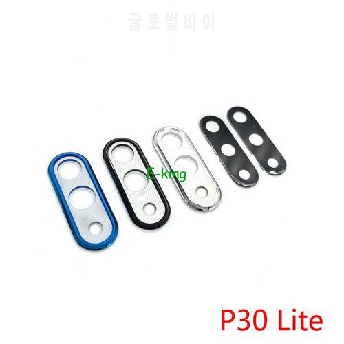 10pcs For Huawei P30 Lite Pro Rear Camera Lens Glass Cover Frame Ring Holder Braket Assembly