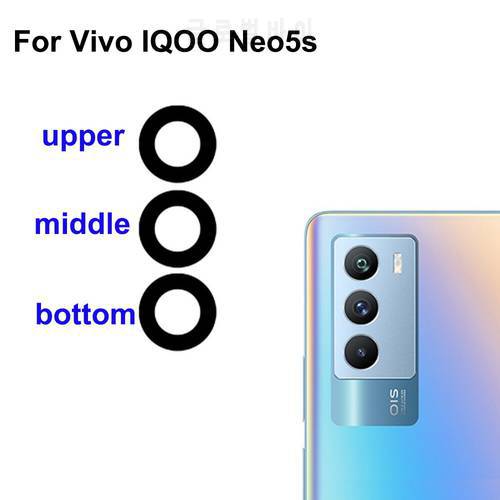 Tested New For Vivo IQOO Neo5s Rear Back Camera Glass Lens For Vivo IQOO Neo 5S Parts 5 S Replacement