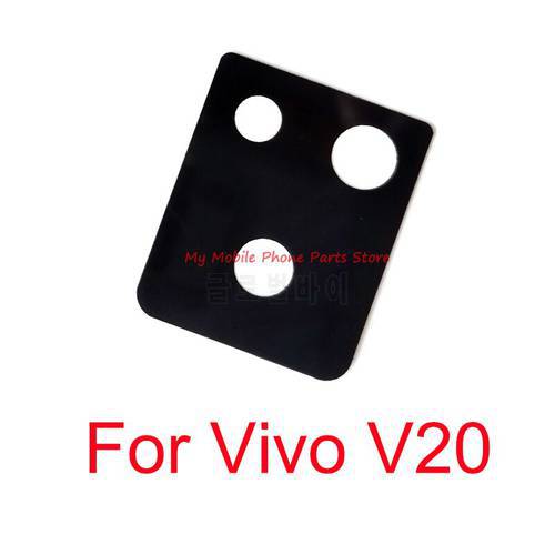 New For Vivo V20 Rear Camera Back Glass Lens Cover For Vivo V20 Main Back Camera Lens Glass With Glue Spare Parts Replacements
