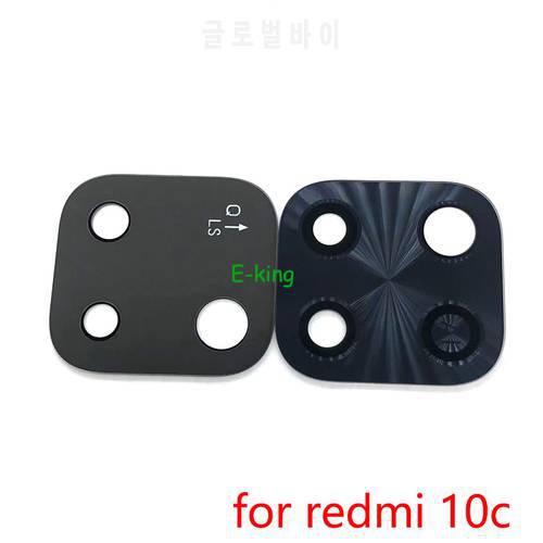 2pcs For Xiaomi Redmi 10 10A 10C Prime Rear Back Camera Glass Lens Cover With Ahesive Sticker