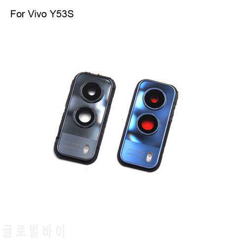For Vivo Y53S Rear Back Camera Glass Lens +Camera Cover Circle Housing Parts For Vivo Y 53S Replacement