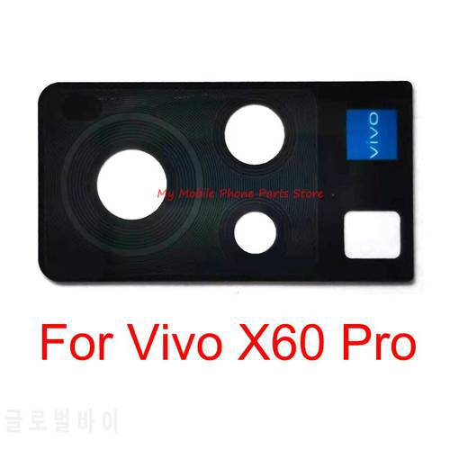 CellPhone Rear Camera Glass Lens Cover For Vivo X60 Pro X60pro Main Big Back Camera Lens Glass Cover With Sticker Repair Parts