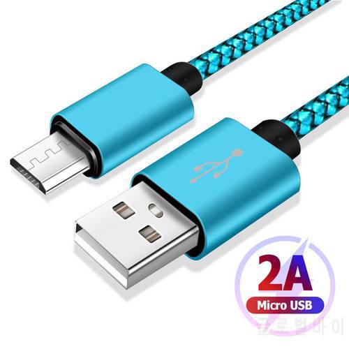 Micro USB Cable 2A Fast Charging Cable For Huawei Honor Mate 10 lite Xiaomi Samsung OPPO Android Micro USB Mobile Phone Cables