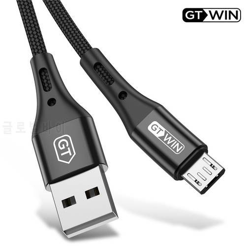 GTWIN 3A Micro USB Cable Fast Charging Micro USB Data Cable Cord For Xiaomi Android Mobile Phone Charger Wire 0.5m 1m 2m 3m