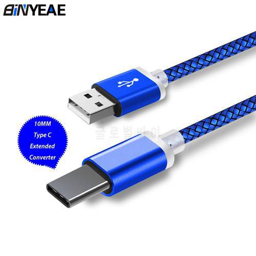 0.25m/1m/2m/3m 10mm Extra Long Connector USB Type-C Charger Cable Adapter For Blackview A80 Pro BV9900 P10000 BV9000 BV9700 Pro