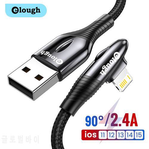 Elough Usb Cable For iphone 11 12 13 pro max Xs Xr X SE 8 7 6 plus 6s 5 ipad air mini Fast Charging Cable Phone Data Wire Cord