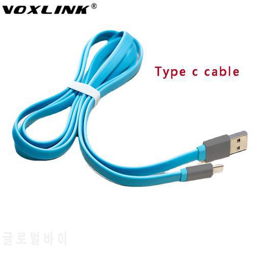 VOXLINK Type C Cable Charging Usb C Data Cord Fast Charger TPE Flat Line for Huawei Samsung Note 9 Xiaomi Mi8 Phone Accessories